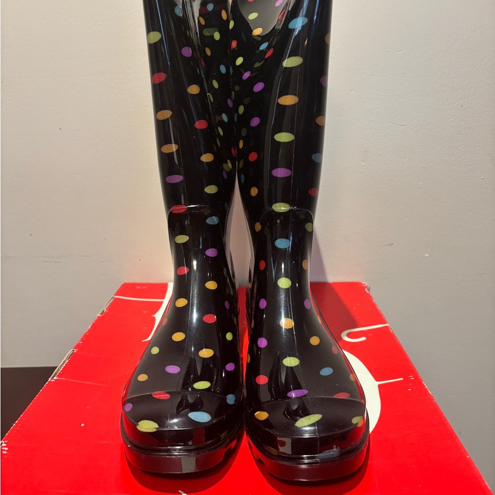 Arizona Jean Polka Dot Rain Boots
